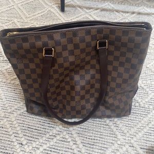 Louis Vuitton Cabas Mezzo Bag in Damier Ebene